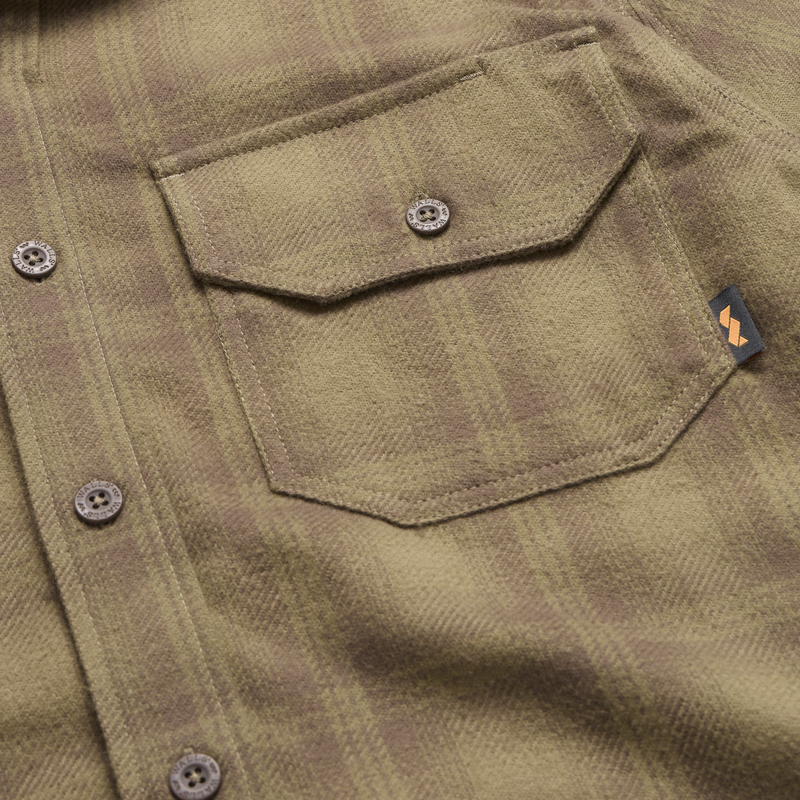 High Ridge Twill Long Sleeve Button Down Shirt | Walls®