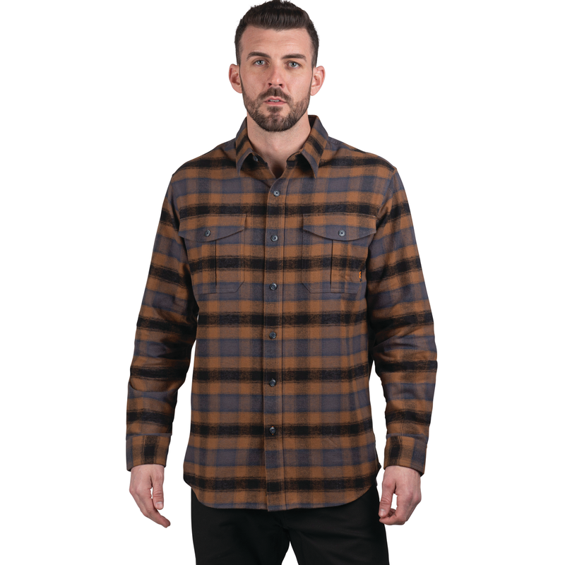 Wagu Heavyweight Brushed Flannel Work Shirt image number 2