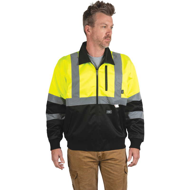 Hi-Vis ANSI II Mesh-Lined Safety Jacket image number 4