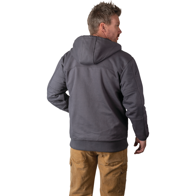 3lb Heavyweight Full Zip DWR Fleece Hoodie image number 3