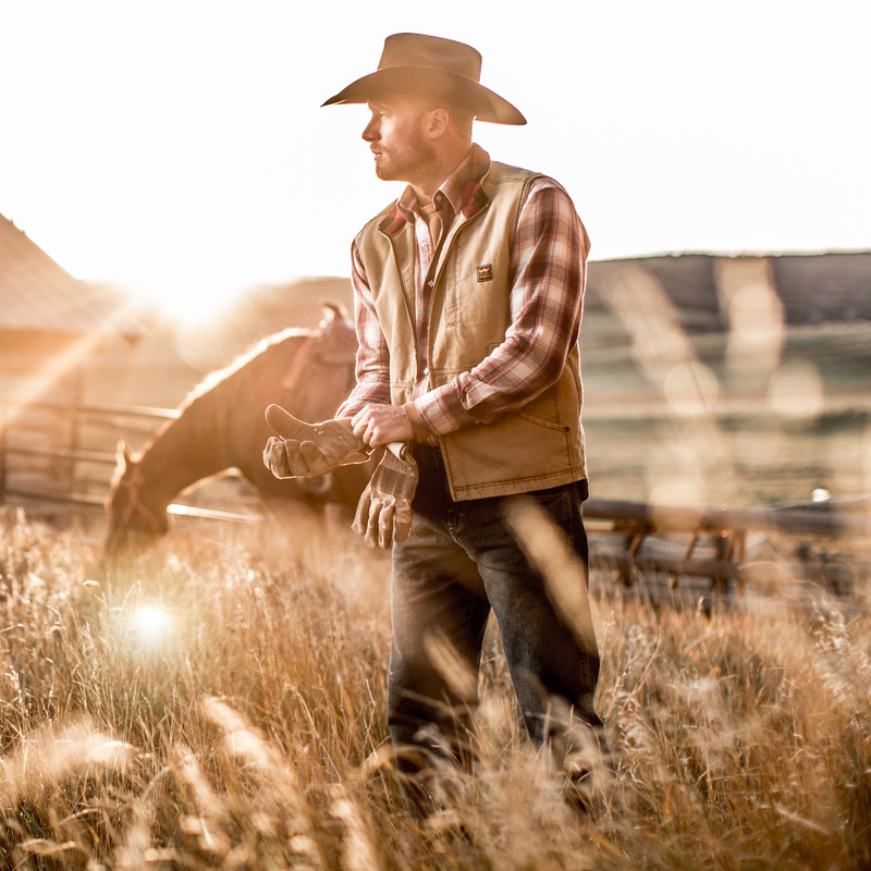 Pecos Worn-In Duck Work Vest image number 2