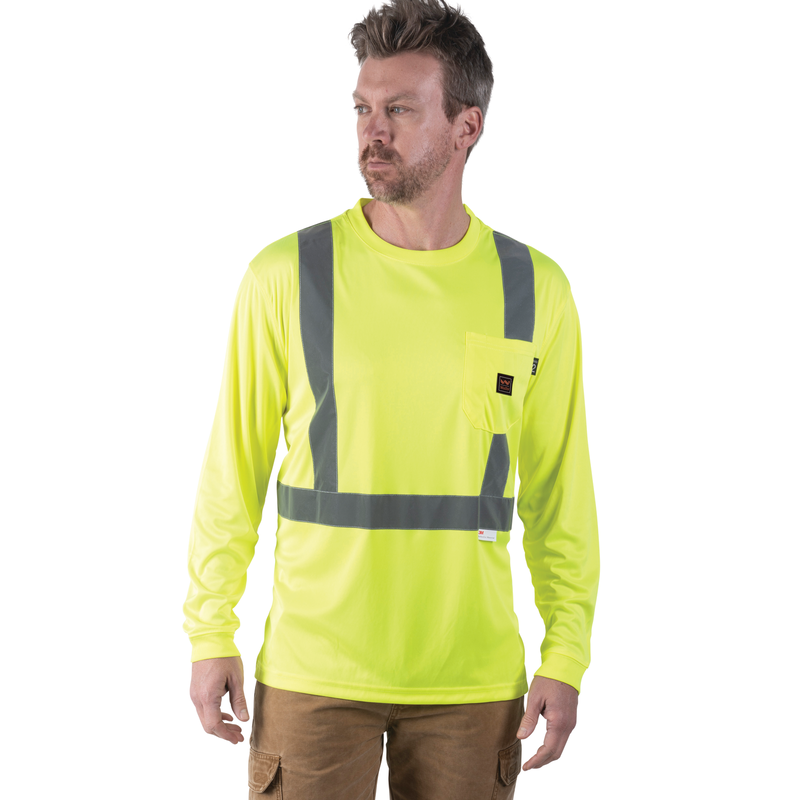 Hi-Vis Long-Sleeve Shirt, Long-Sleeve Shirts