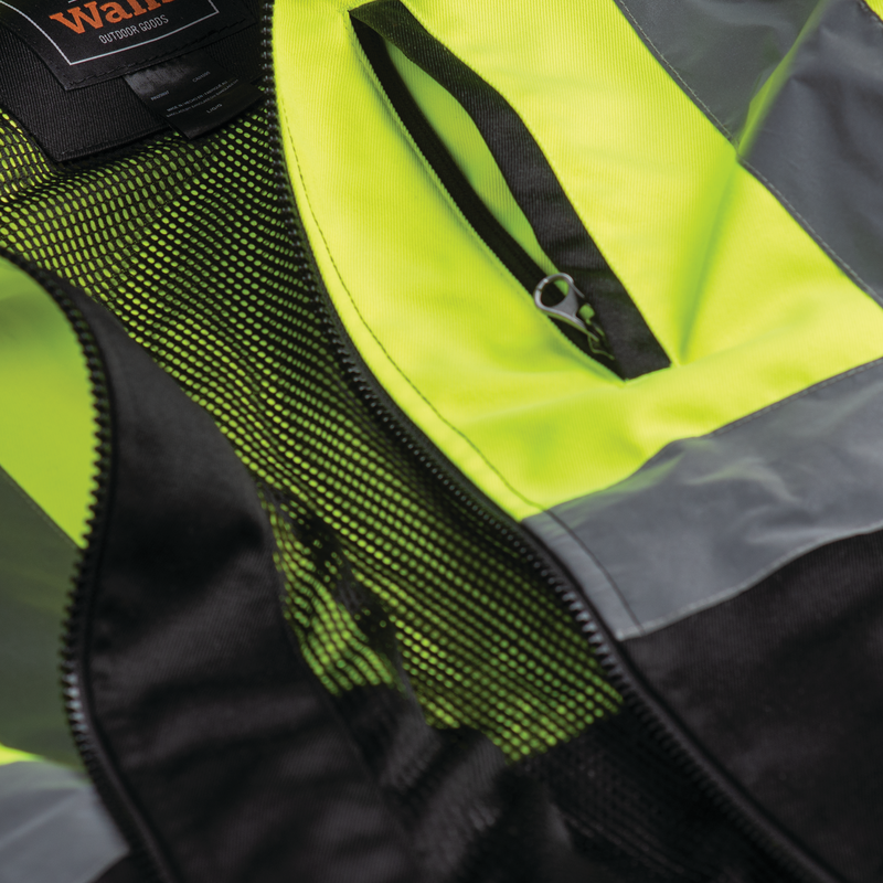 Hi-Vis ANSI II Mesh-Lined Safety Jacket image number 3