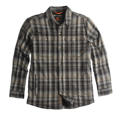 Lone Oak Sherpa-Lined Stretch Flannel Jac-Shirt