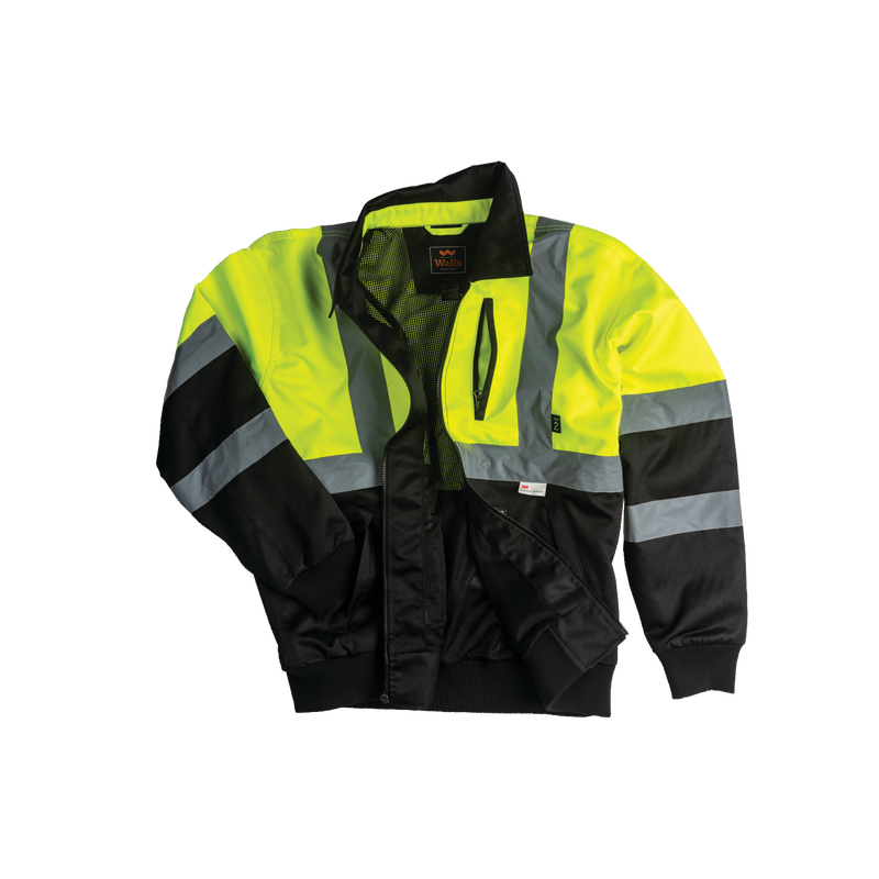 Hi-Vis ANSI II Mesh-Lined Safety Jacket image number 1