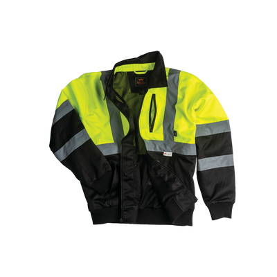 Hi-Vis ANSI II Mesh-Lined Safety Jacket