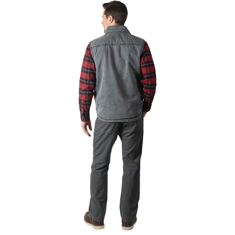 Pecos Worn-In Duck Work Vest image number 4