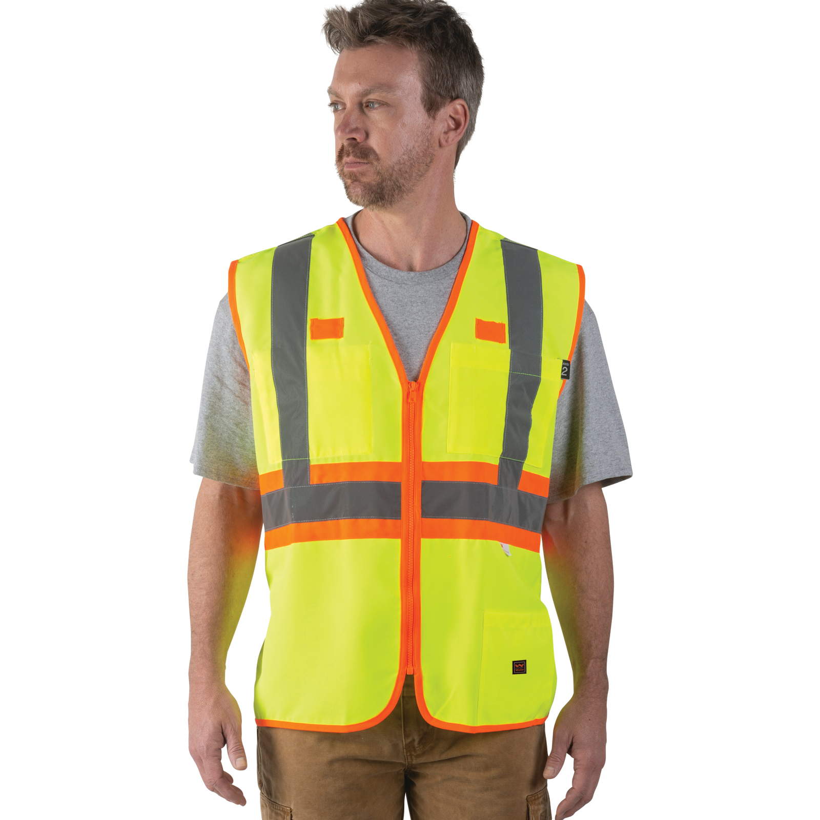 ANSI Insulated High Visibility Safety Vest  Reversible 2in1  Technopack  Corporation