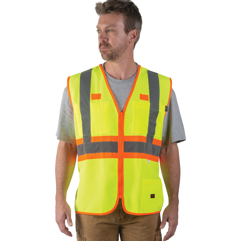 Hi Vis ANSI II Premium Safety Vest Walls