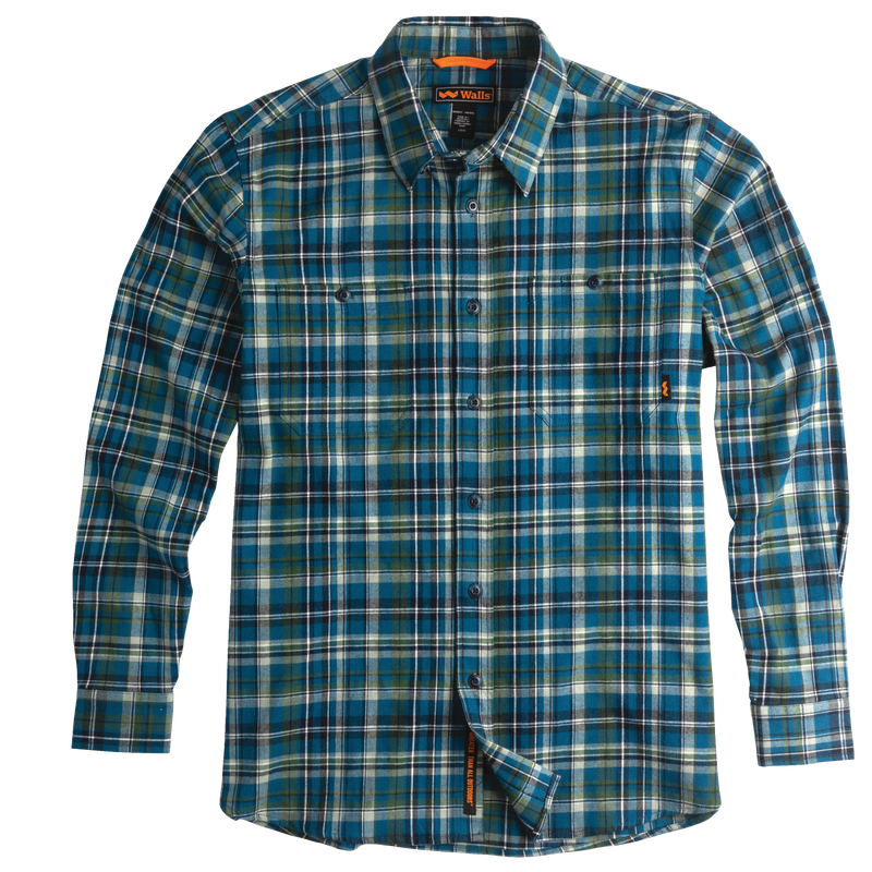 Longhorn Midweight Brushed Flannel Stretch Work Shirt