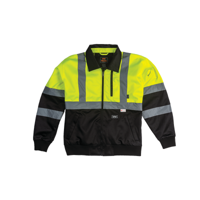 Hi-Vis ANSI II Mesh-Lined Safety Jacket