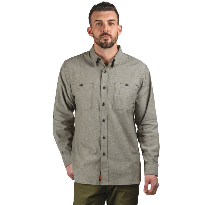 Leroy Mid-Weight Brushed Flannel Work Shirt image number 0