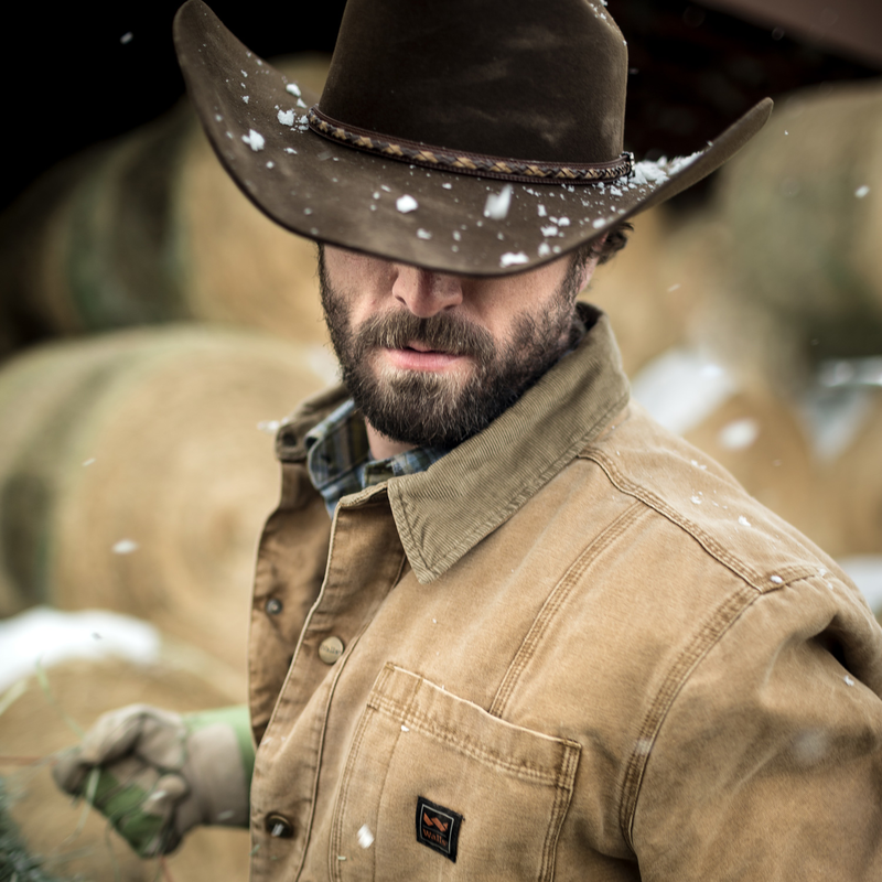 Amarillo Worn In Duck Work Jacket Walls