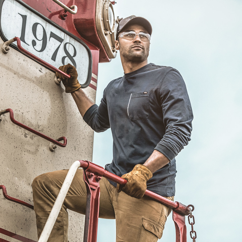 Grit2 Heavyweight Long-Sleeve Cotton Work T-Shirt image number 2