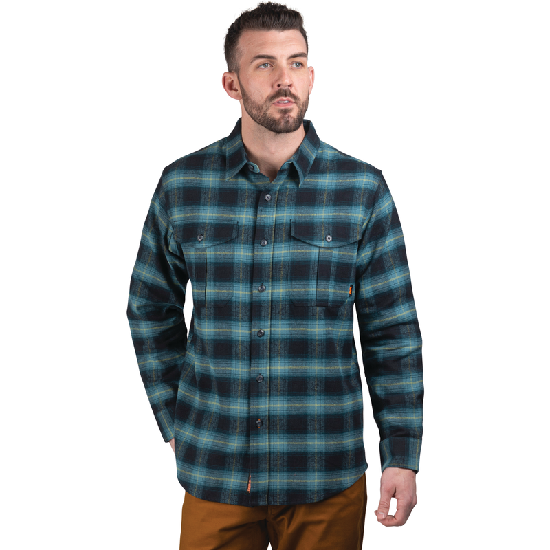 Wagu Heavyweight Brushed Flannel Work Shirt image number 3