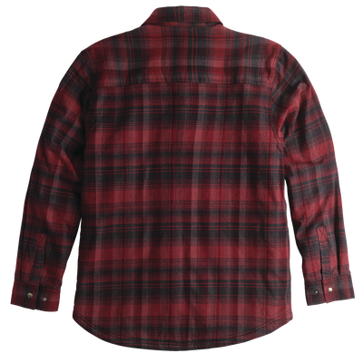 Lone Oak Sherpa-Lined Stretch Flannel Jac-Shirt