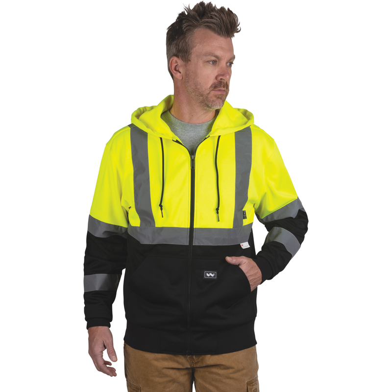 Hi-Vis ANSI II Fleece Safety Hoodie image number 4