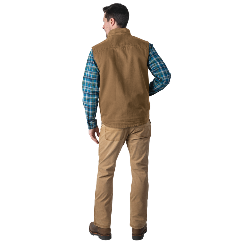 Pecos Worn-In Duck Work Vest image number 5