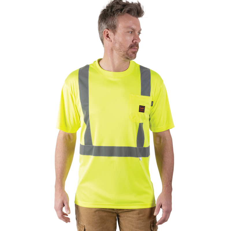 Hi-Vis ANSI II Short Sleeve Safety T-Shirt image number 3