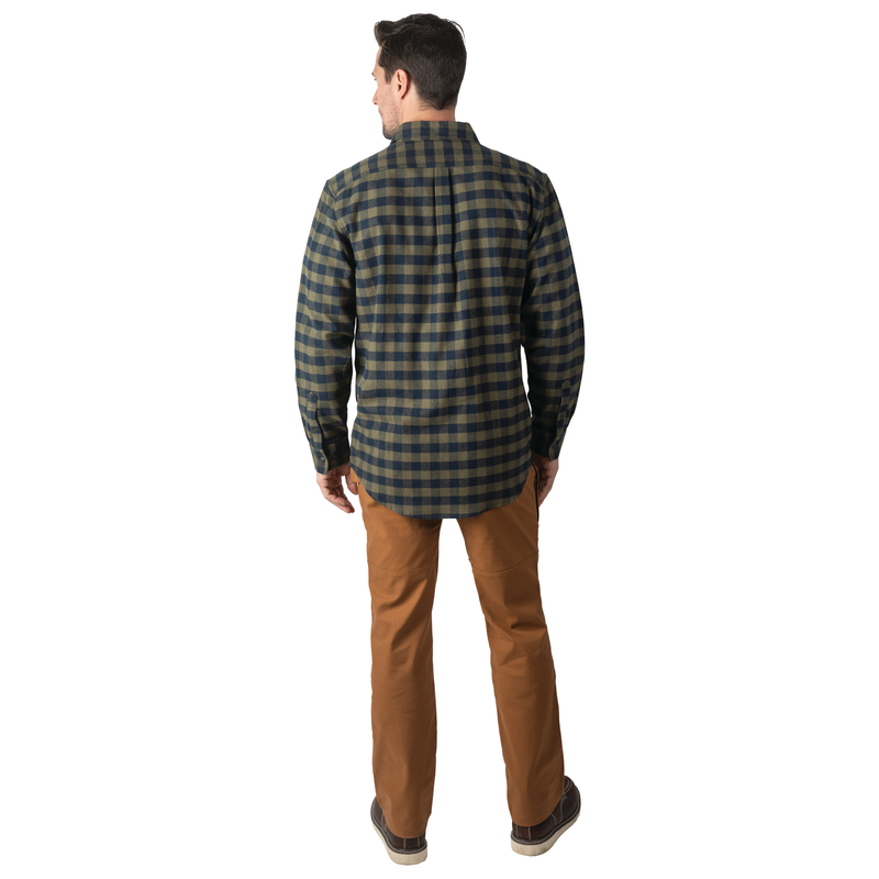 Wagu Heavyweight Brushed Flannel Work Shirt image number 3