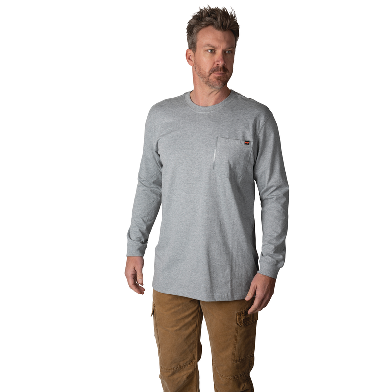 Grit2 Heavyweight Long-Sleeve Cotton Work T-Shirt image number 4