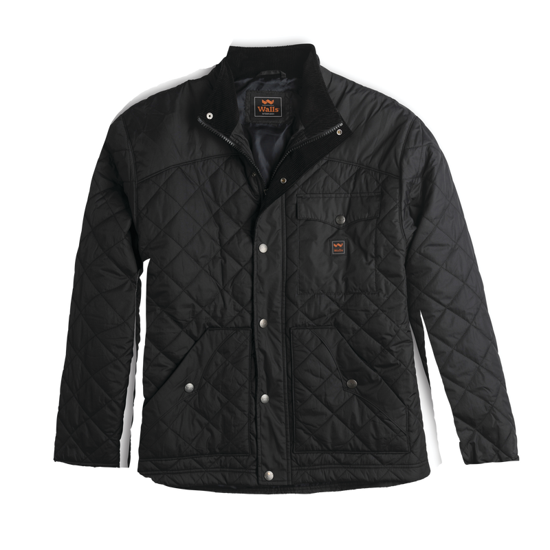 BROWNWOOD VINTAGE QUILTED WORK JACKET image number 2