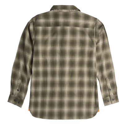 Longhorn Midweight Brushed Flannel Stretch Work Shirt