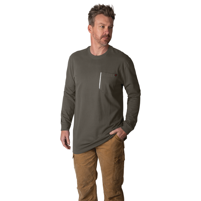 Grit2 Heavyweight Long-Sleeve Cotton Work T-Shirt image number 4