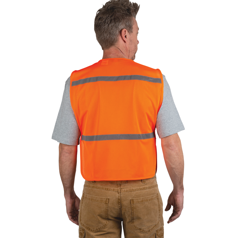 Enhanced Visibility Mesh Safety Vest image number 4
