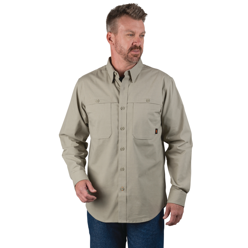Greenville Performance Micro Rip-Stop Work Shirt image number 3