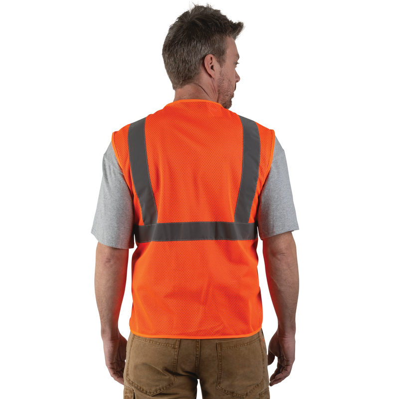 Hi-Vis ANSI II Mesh Safety Vest image number 2