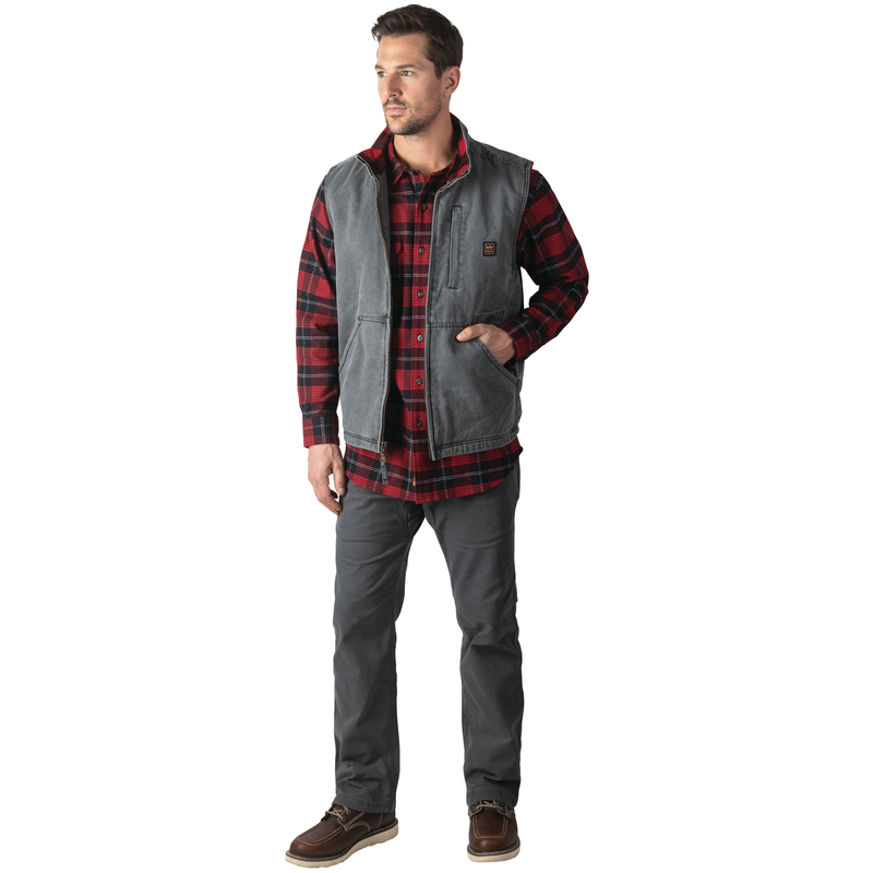 Pecos Worn-In Duck Work Vest image number 3