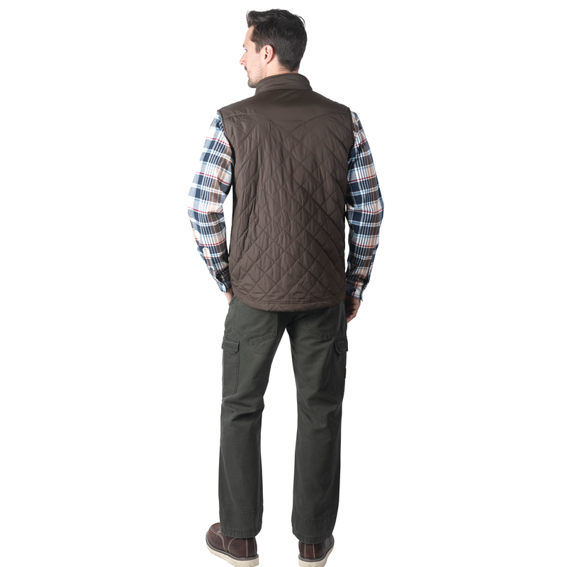 Ruidosa Vintage Quilted Work Vest image number 4