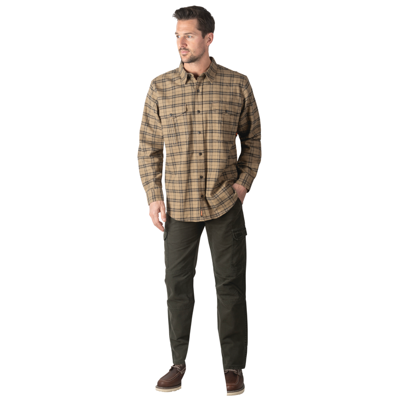Wagu Heavyweight Brushed Flannel Work Shirt image number 2