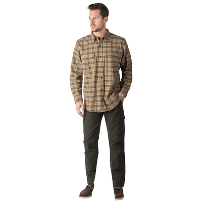 Wagu Heavyweight Brushed Flannel Work Shirt