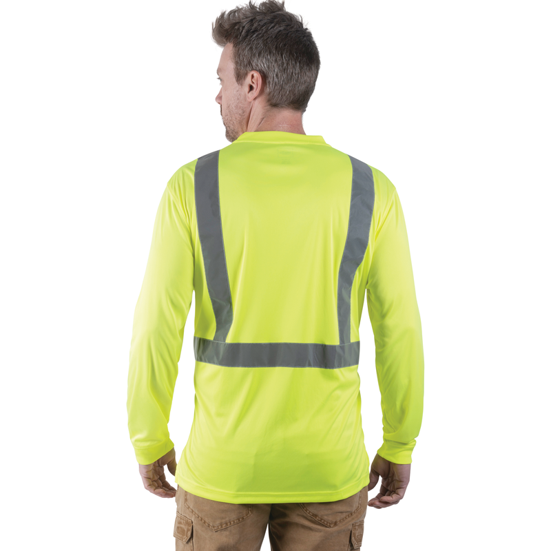 Hi-Vis ANSI II Long Sleeve Safety T-Shirt image number 3