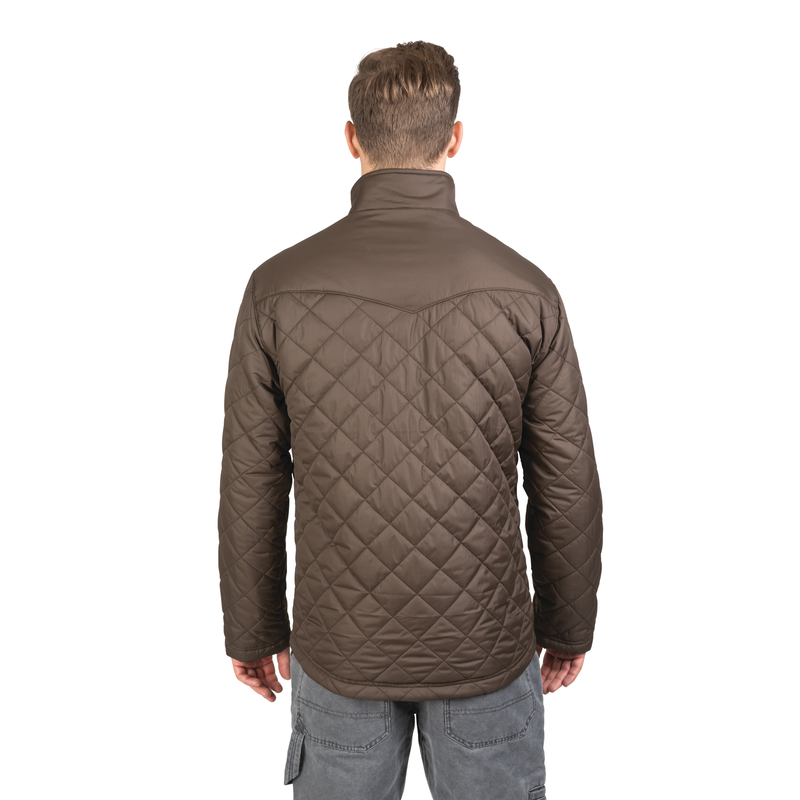 BROWNWOOD VINTAGE QUILTED WORK JACKET image number 3