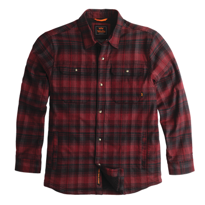 Lone Oak Sherpa-Lined Stretch Flannel Jac-Shirt