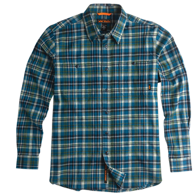 Longhorn Midweight Brushed Flannel Stretch Work Shirt
