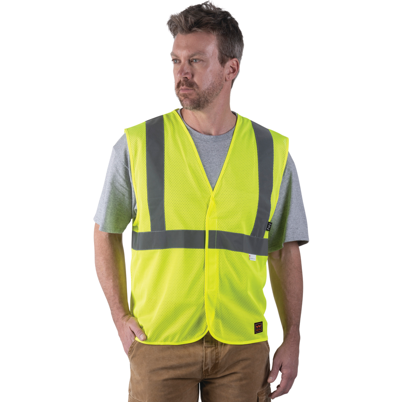 Hi-Vis ANSI II Mesh Safety Vest image number 3