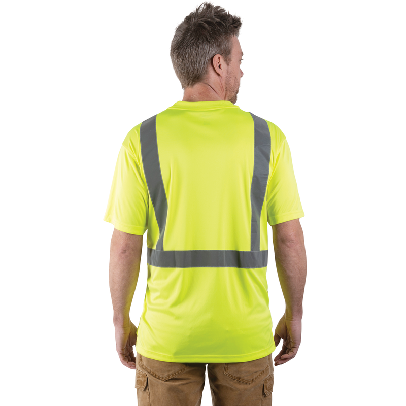 Hi-Vis ANSI II Short Sleeve Safety T-Shirt image number 4