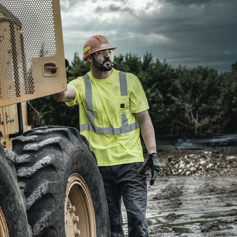 Hi-Vis ANSI II Short Sleeve Safety T-Shirt image number 2