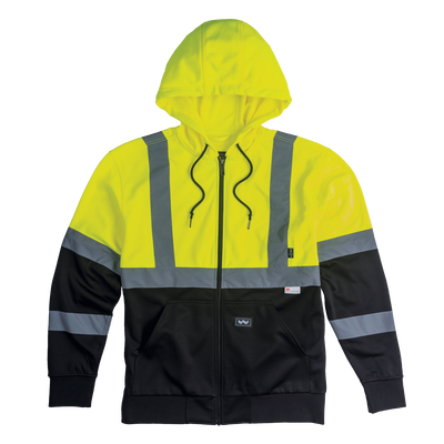 Hi-Vis ANSI II Fleece Safety Hoodie