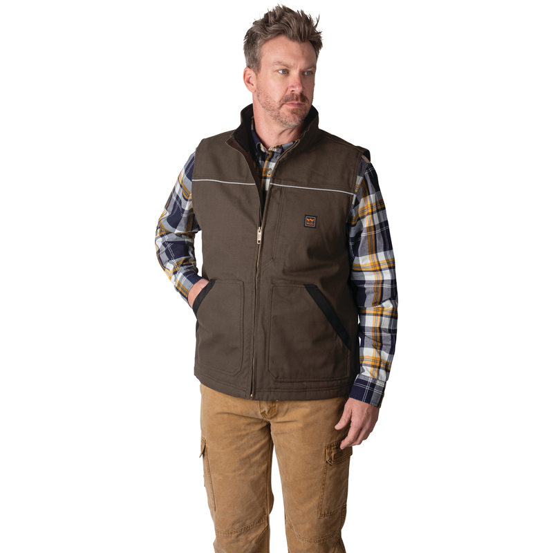 Coleman Sherpa-Lined DWR Duck Work Vest image number 2