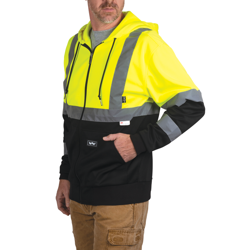 Hi-Vis ANSI II Fleece Safety Hoodie image number 6