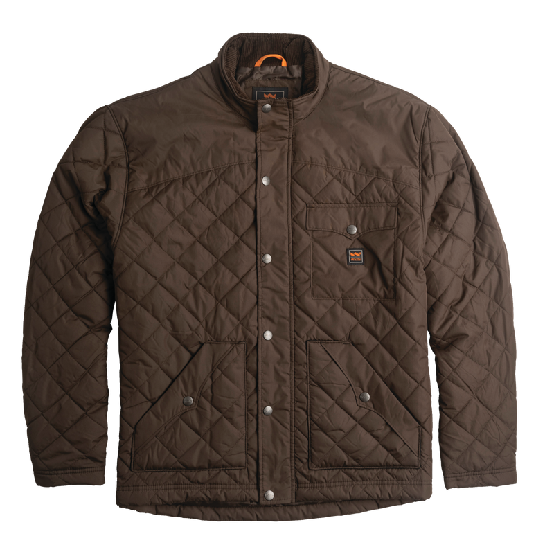 BROWNWOOD VINTAGE QUILTED WORK JACKET image number 0