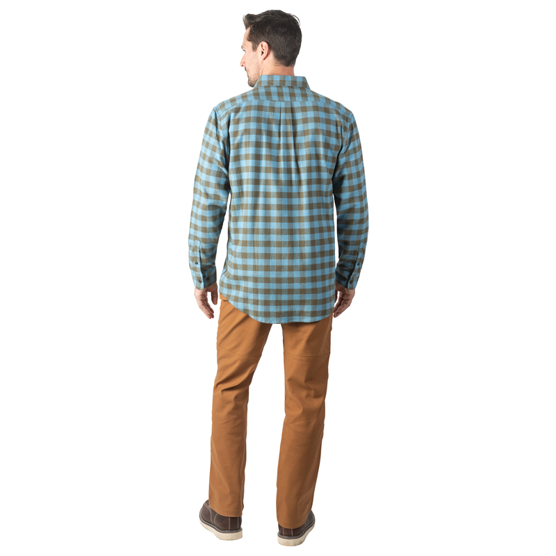 Wagu Heavyweight Brushed Flannel Work Shirt image number 3